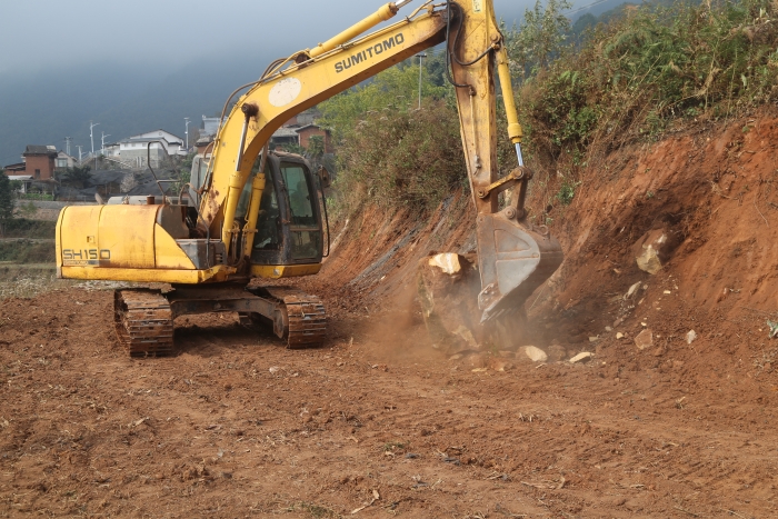 20230216玉溪市峨山县富良棚乡婀娜等2个村土地整治项目开工典礼 (1)